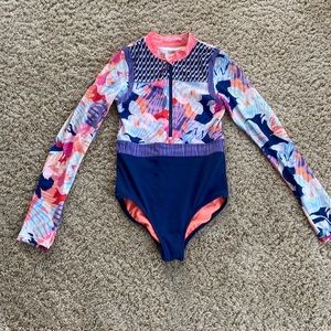 Athleta Girls One Piece Rashguard Size L/12